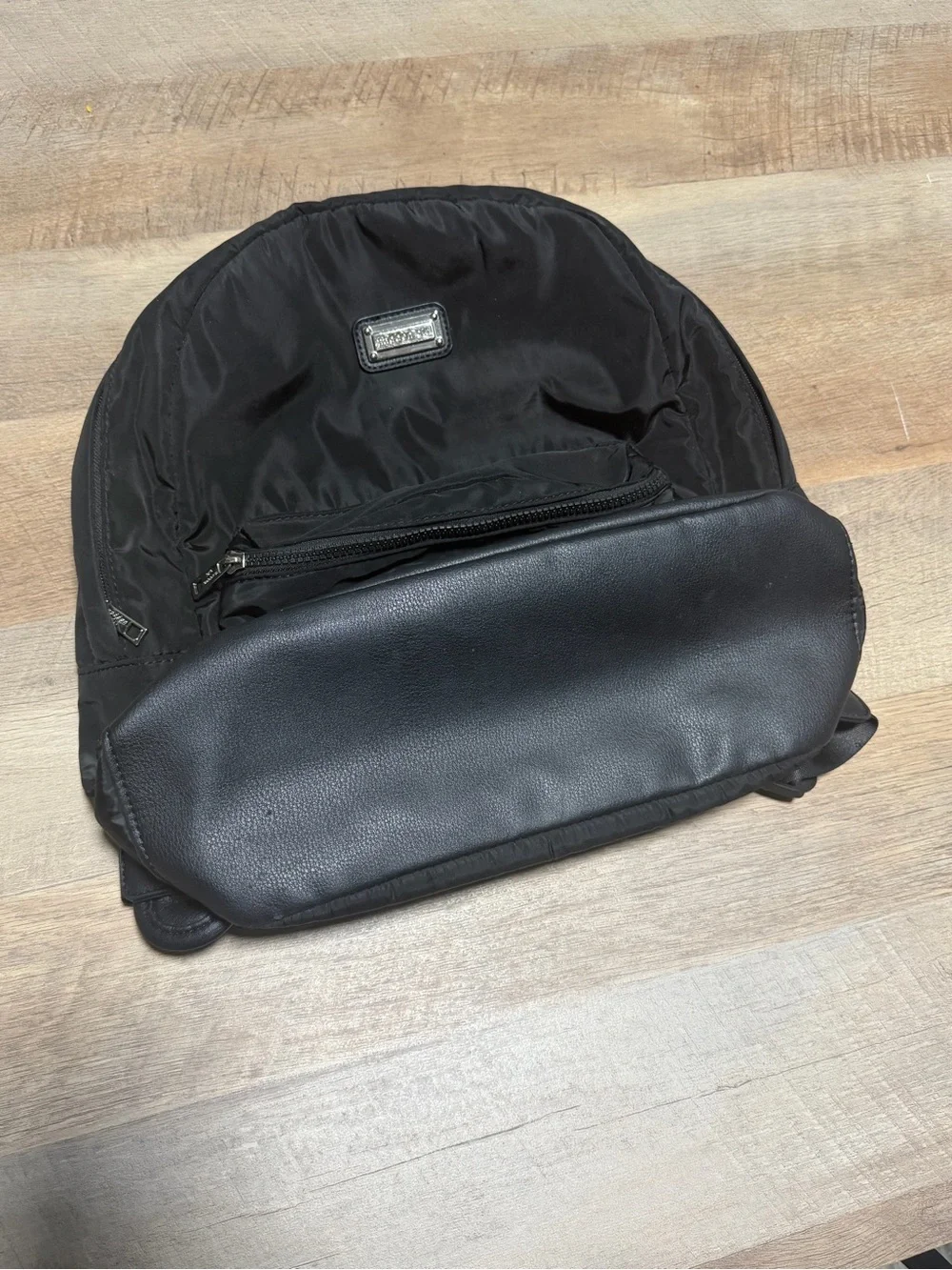 Madden Girl Black Nylon Dome Backpack